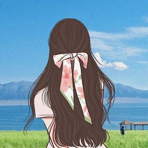 Avatar nữ quay lưng